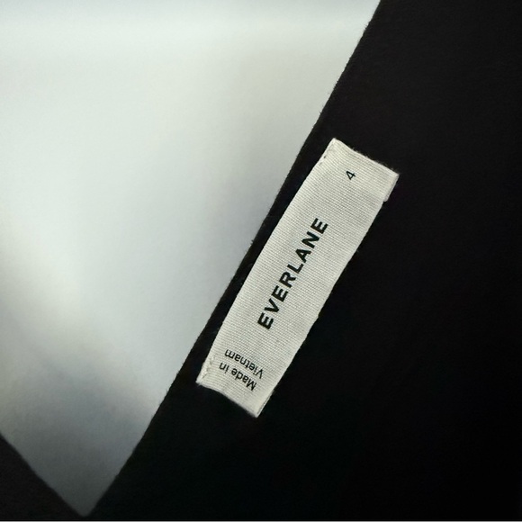 Everlane The Linen V-Neck Midi Dress Sz 4 - Picture 7 of 8